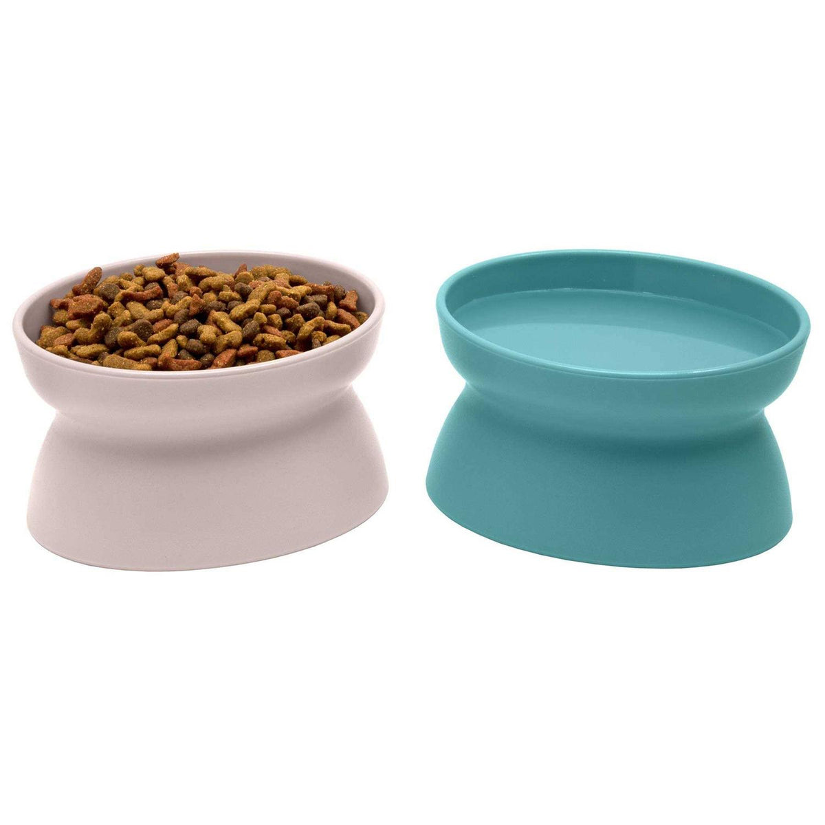 Raised Cat Food Bowl and Waterer P7469