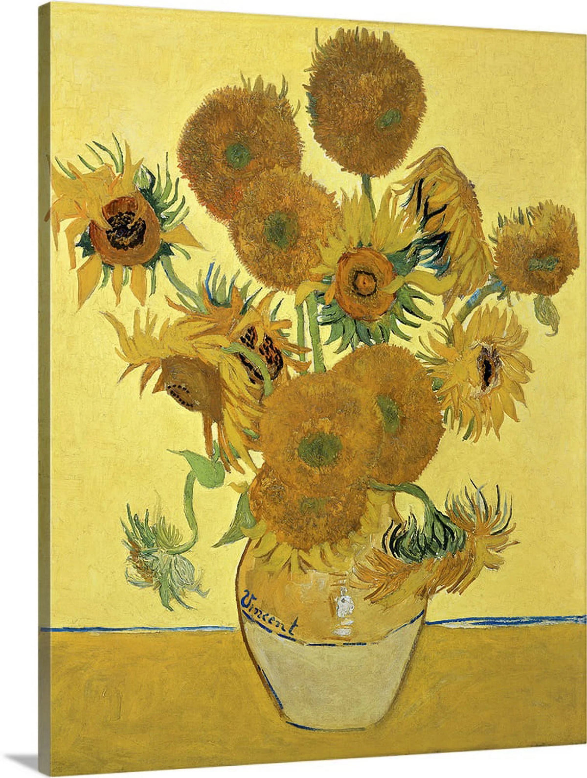 Vincent Van Gogh Thick-Wrap Canvas Sunflowers 1888 R961512