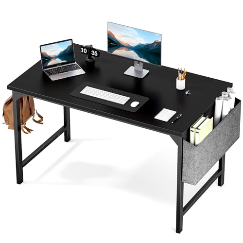 32 Inch Small Computer Office Desk with Storage Bag & Headphone Hooks G18850