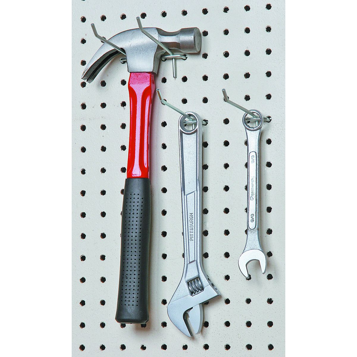 4 in. Straight Pegboard Hooks, 4 Piece F90472