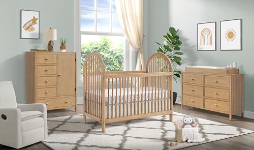 3-in-1 Island Crib, Honey Wood M9520