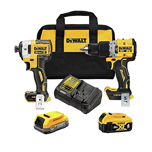 20V MAX XR Cordless Hammer Drill Driver and Impact Drive Combo Kit Y432