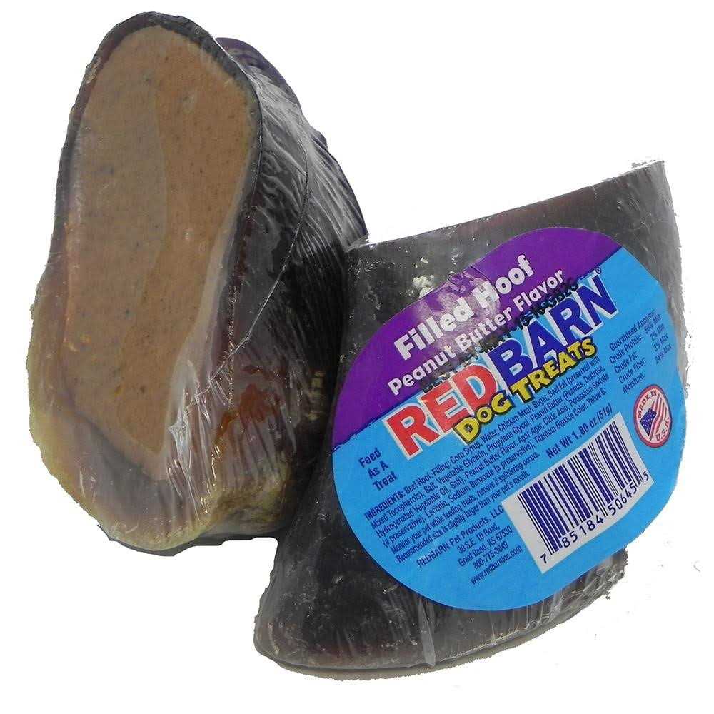 Peanut Butter Filled Hoof Dog Treat P191