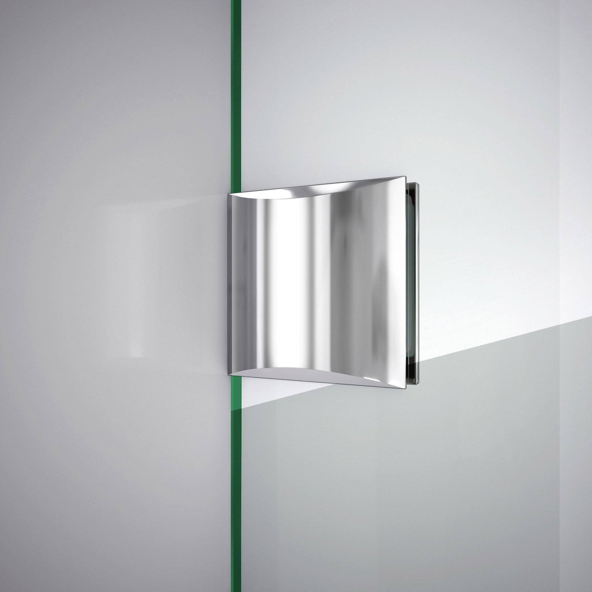 Fully Frameless Hinged Shower Door Chrome G8602