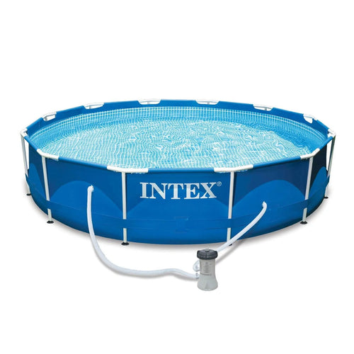 12 Ft Pool Cover and Above Ground Swimming Pool B87421