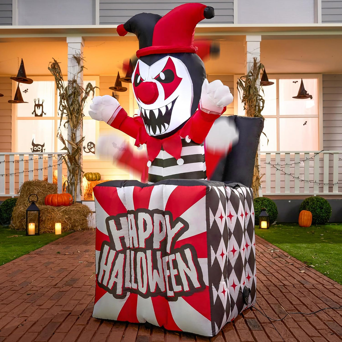 5 Ft Halloween Inflatable Decor with Built-in LEDs I647