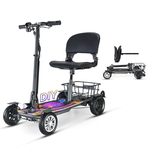 4 Wheeled Lightweight Foldable Mobility Scooter H429488