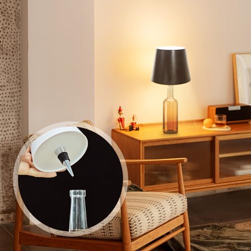 White 2PCS Rechargeable LED Wine Bottle Lamp P8418