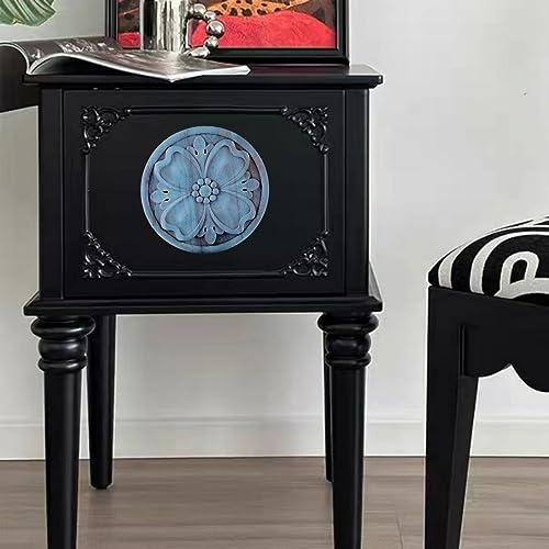 Unpainted Wooden Carving Furniture Appliques Onlays B83814