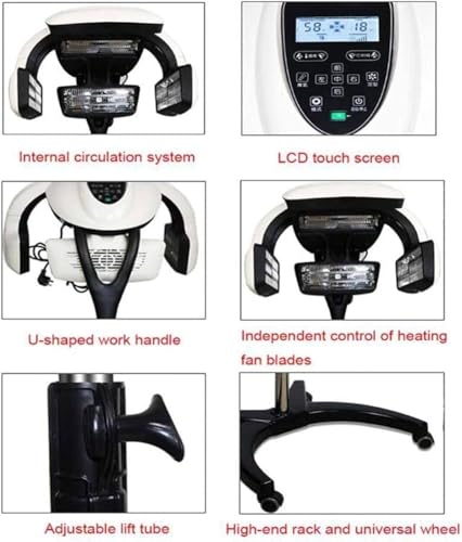 800W Salon Rolling Hood Hair Dryer Q249