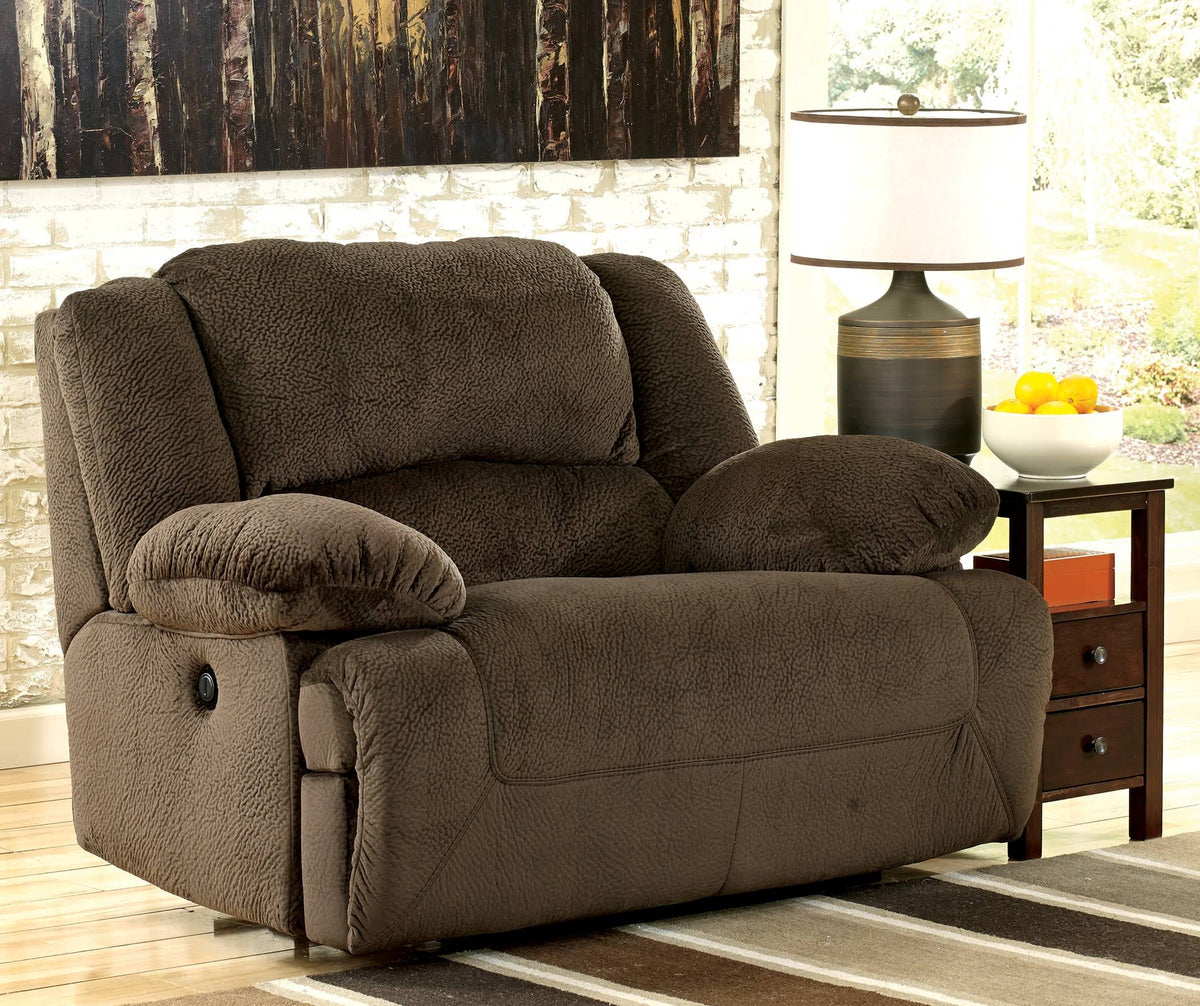 Chocolate Zero Wall Wide Seat Recliner Q539553