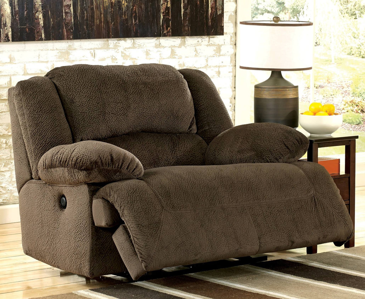 Chocolate Zero Wall Wide Seat Recliner Q539553