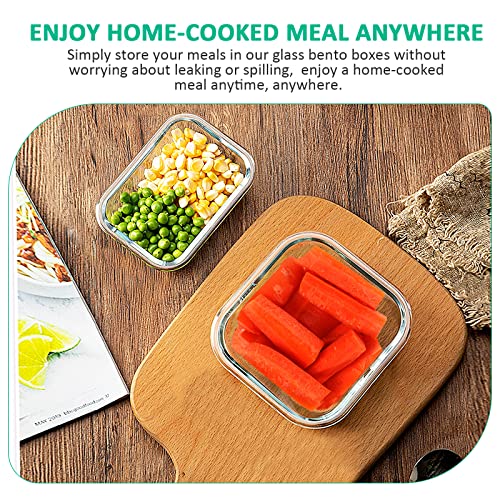 24 Pieces Glass Food Storage Containers Set with Lids F133654