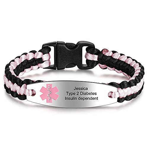 Stainless Steel Medical Emergency ID Bracelet A897041