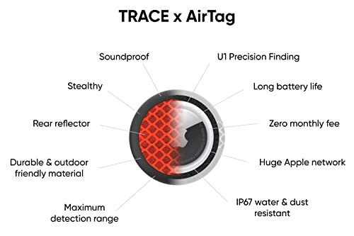 Black AirTag Bike Mount O15857