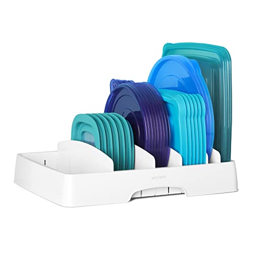 Adjustable Food Container Lid Organizer M69144