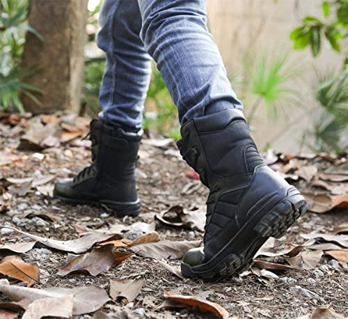 Men's Military Tactical Boots with Zipper L128
