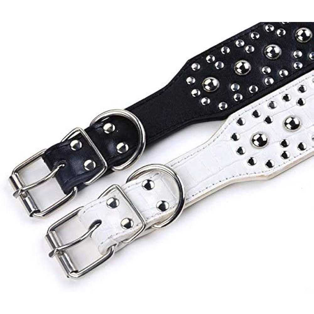 Leather Spiked Studded Dog Collar C637