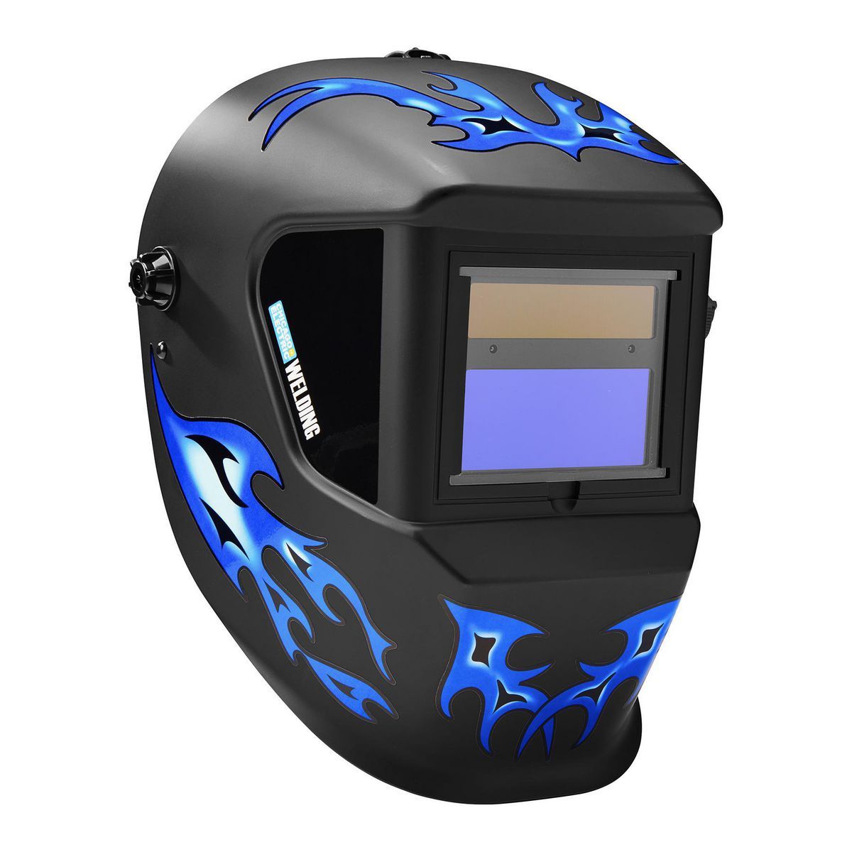 Blue Auto-Darkening Welding Helmet J74387