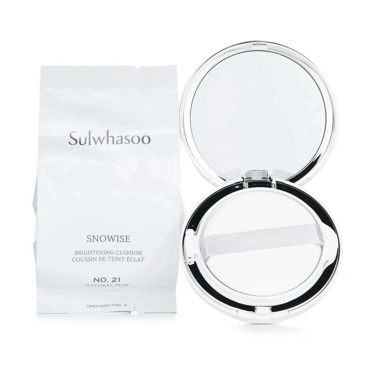 Snowise Brightening Cushion SPF50 No.21 Natural Pink 2x14g/0.49oz S8849