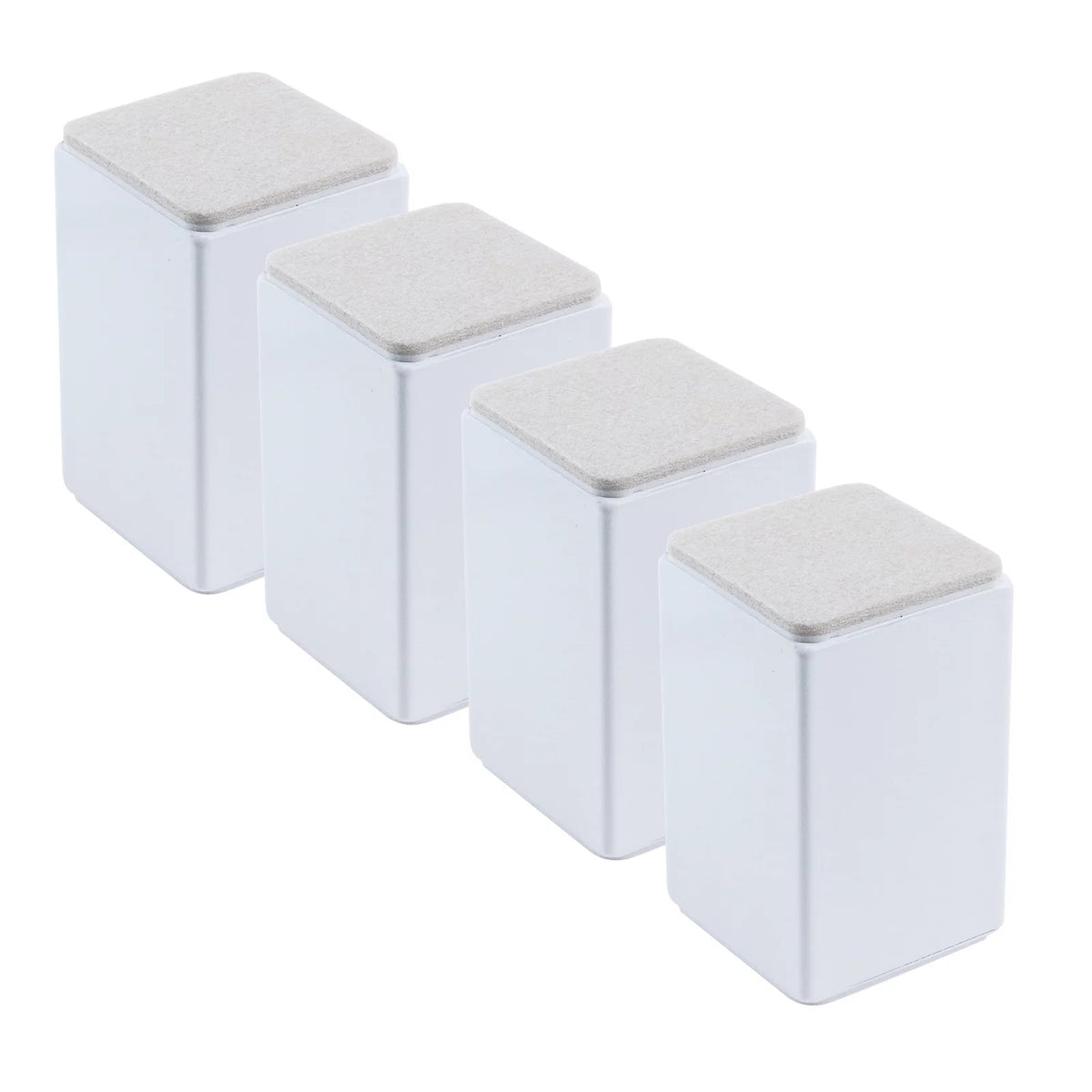 Self-Adhesive Furniture Riser 4Pcs White S398044