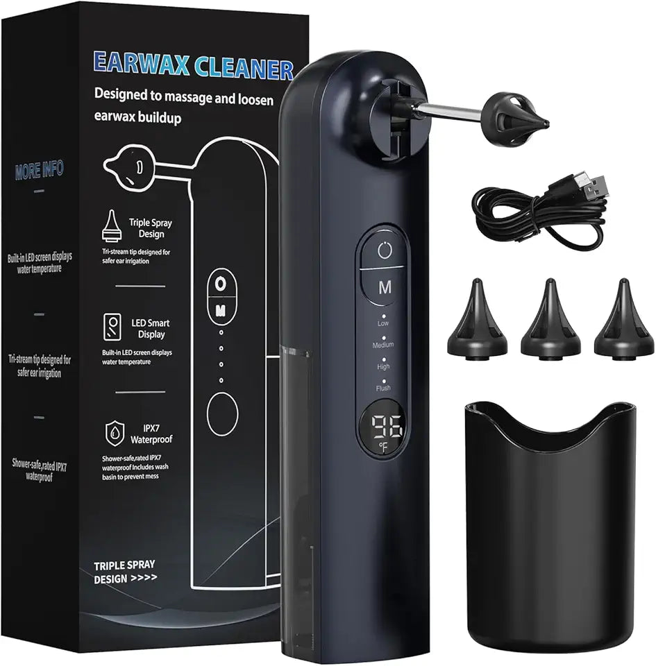 Ear Wax Removal Kit IPX7 Waterproof Blue Z301991
