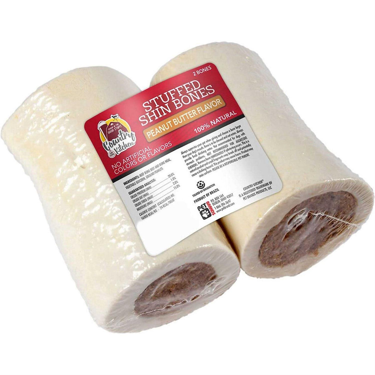 Peanut Butter Stuffed Shin Bone Dog Treats S96418