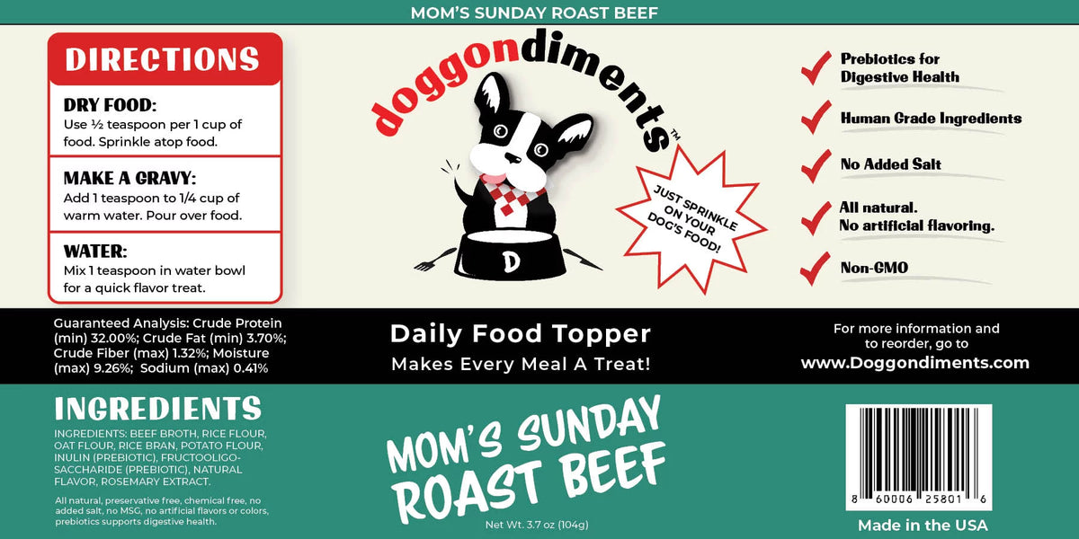 Beef Flavor Dog Food Topper Powder D63995