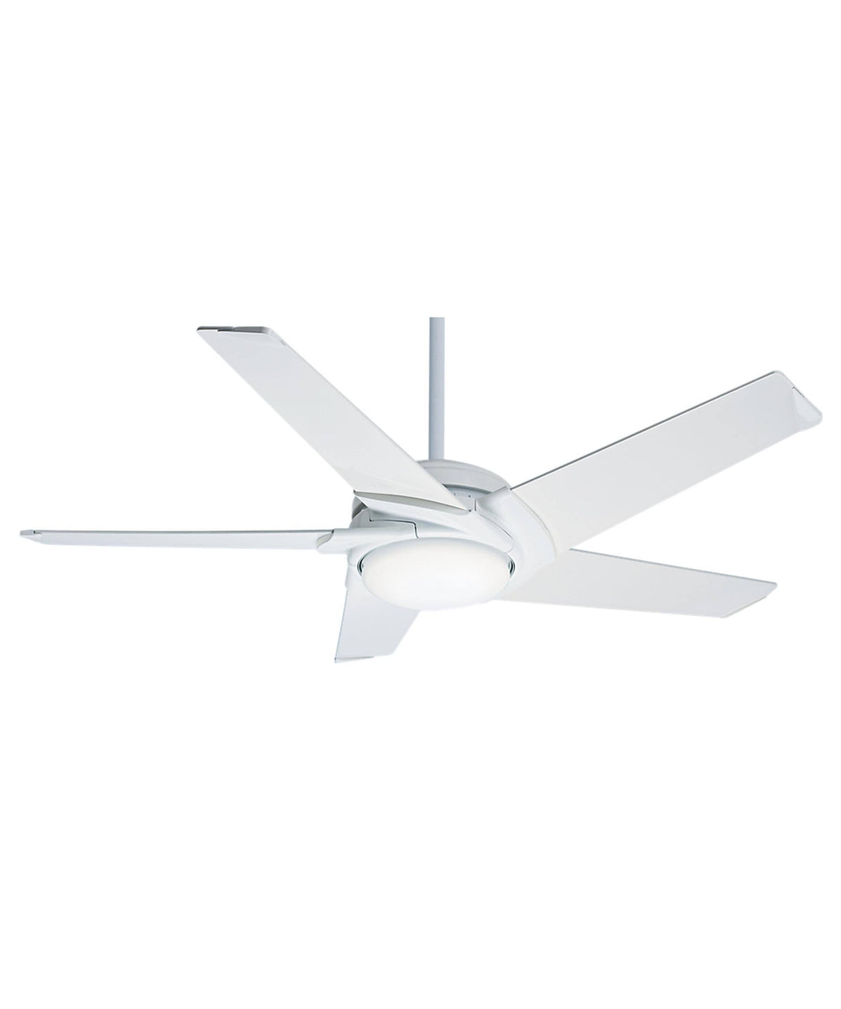 54 in. Snow White Ceiling Fan with Light and Remote V5651