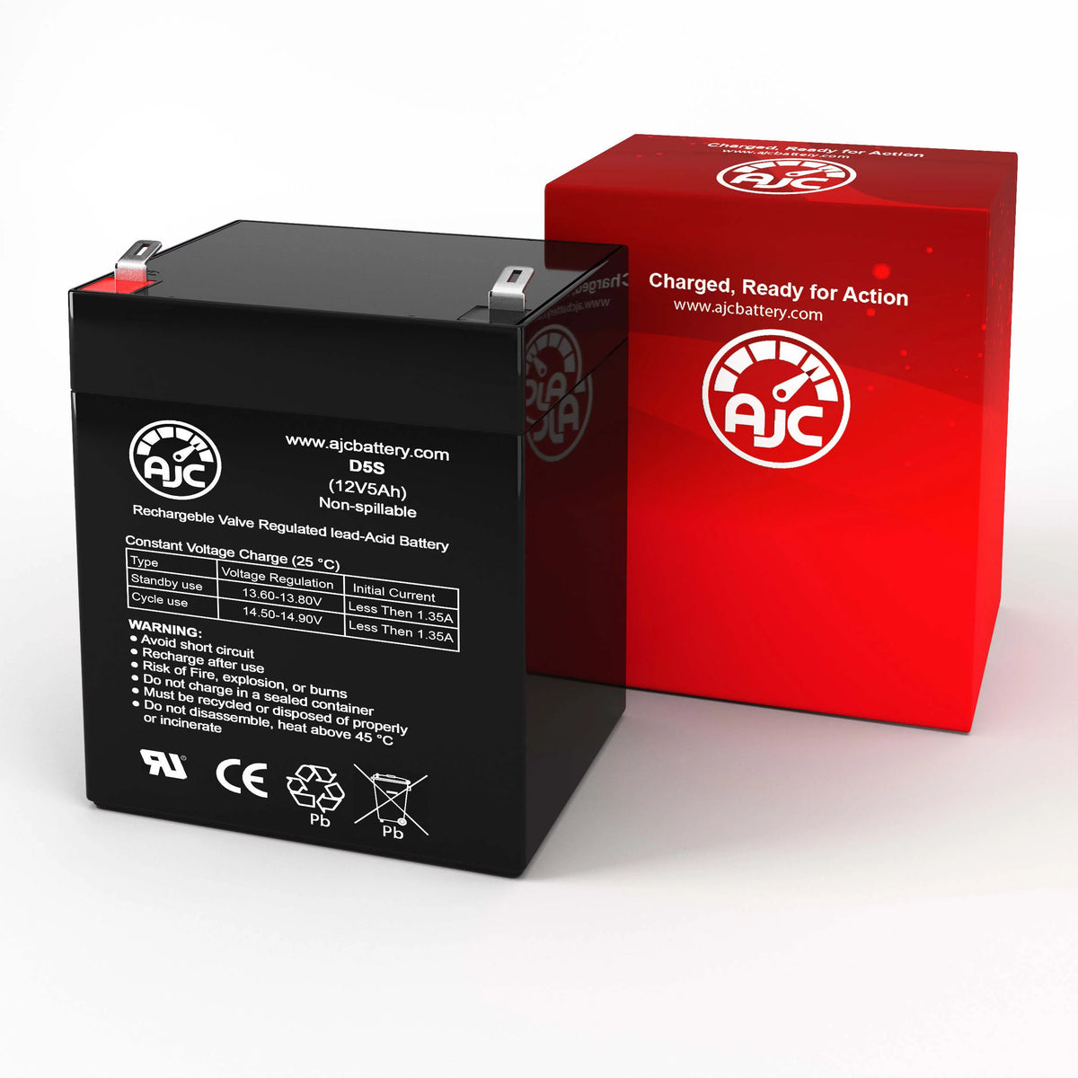 12V 5Ah Sealed Lead Acid Battery C845316
