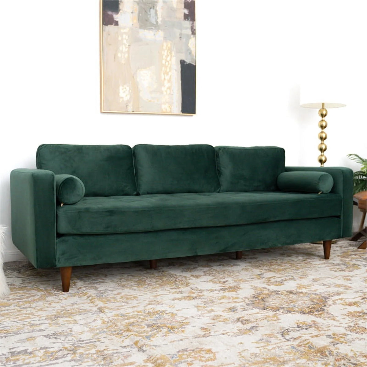 Green Velvet Sofa M471751