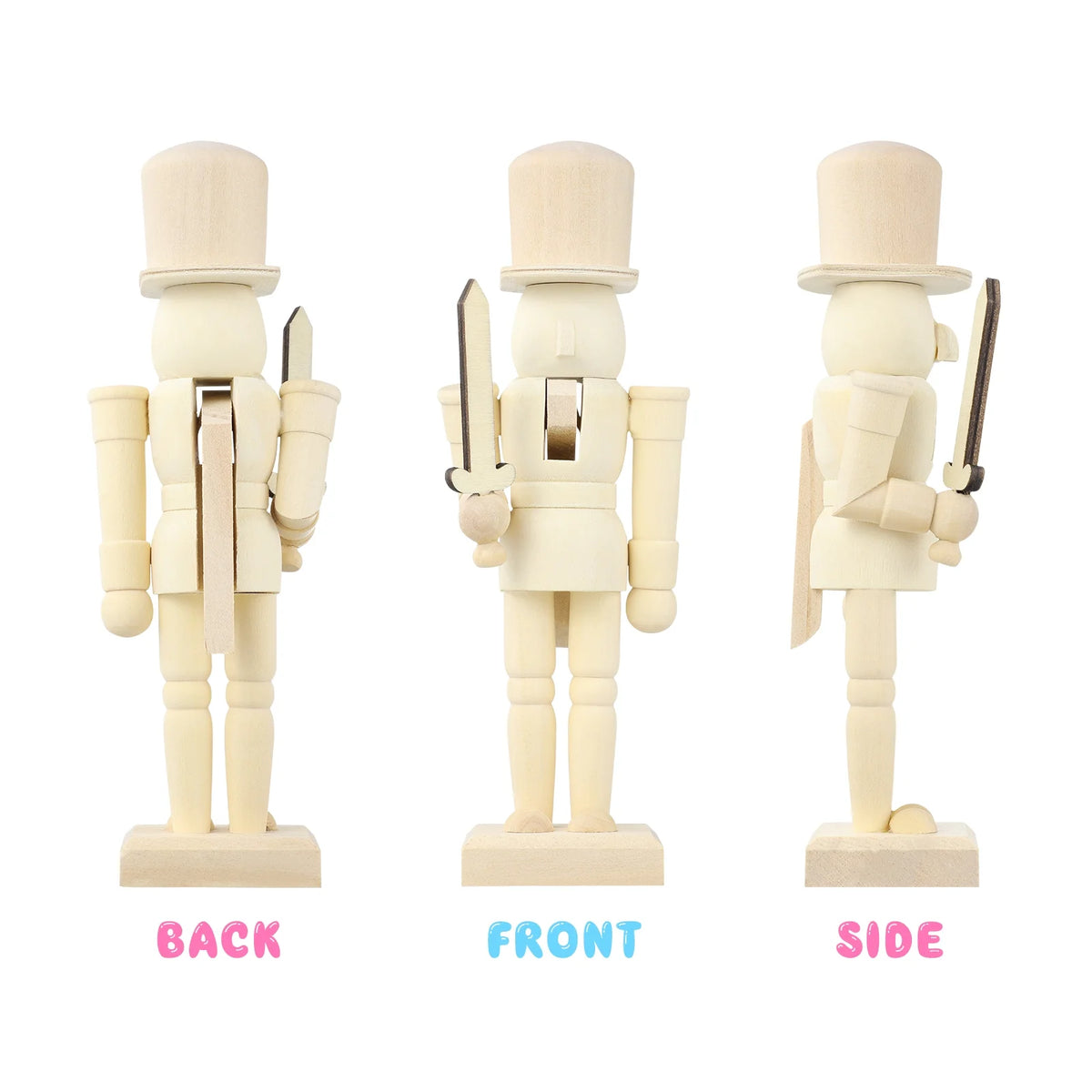 Unfinished Wooden Nutcracker Soldier B29137