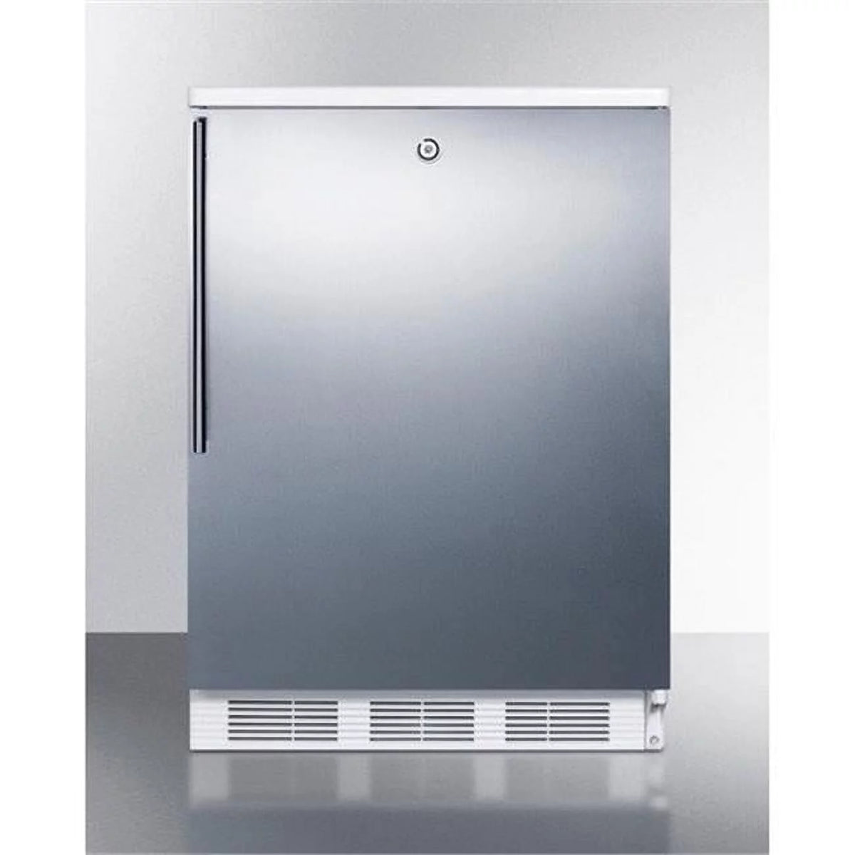 Built-in Undercounter All-Refrigerator with Lock and Stainless Steel Door M71398