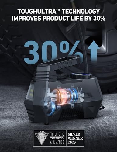 Portable Air Compressor Tire Inflator with Digital Pressure Gauge H696