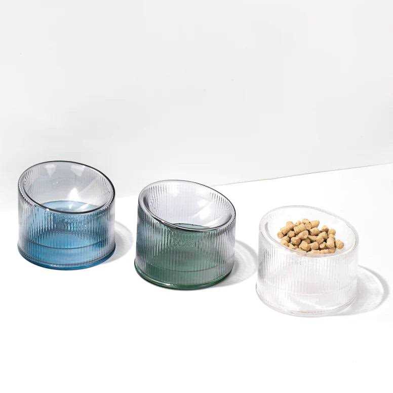 Handmade Glass Cat Bowl J590096