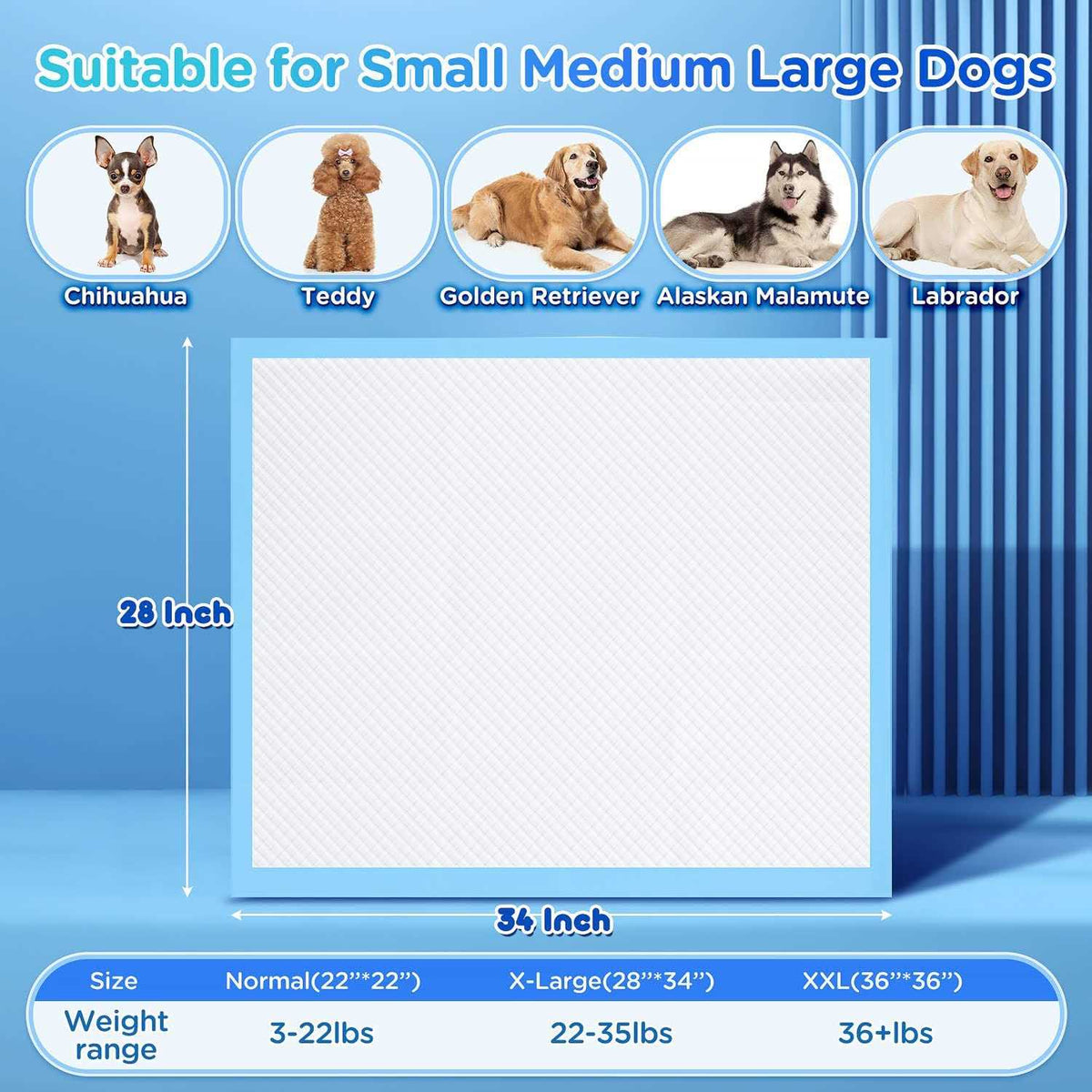 6 Layers Ultra Absorbency Quick Dry Dog Pee Pads O860
