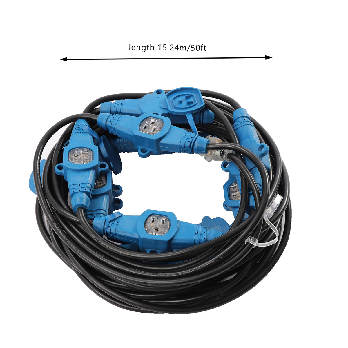 50ft Heavy Duty Extension Cord 12AWG Power Splitter K882223