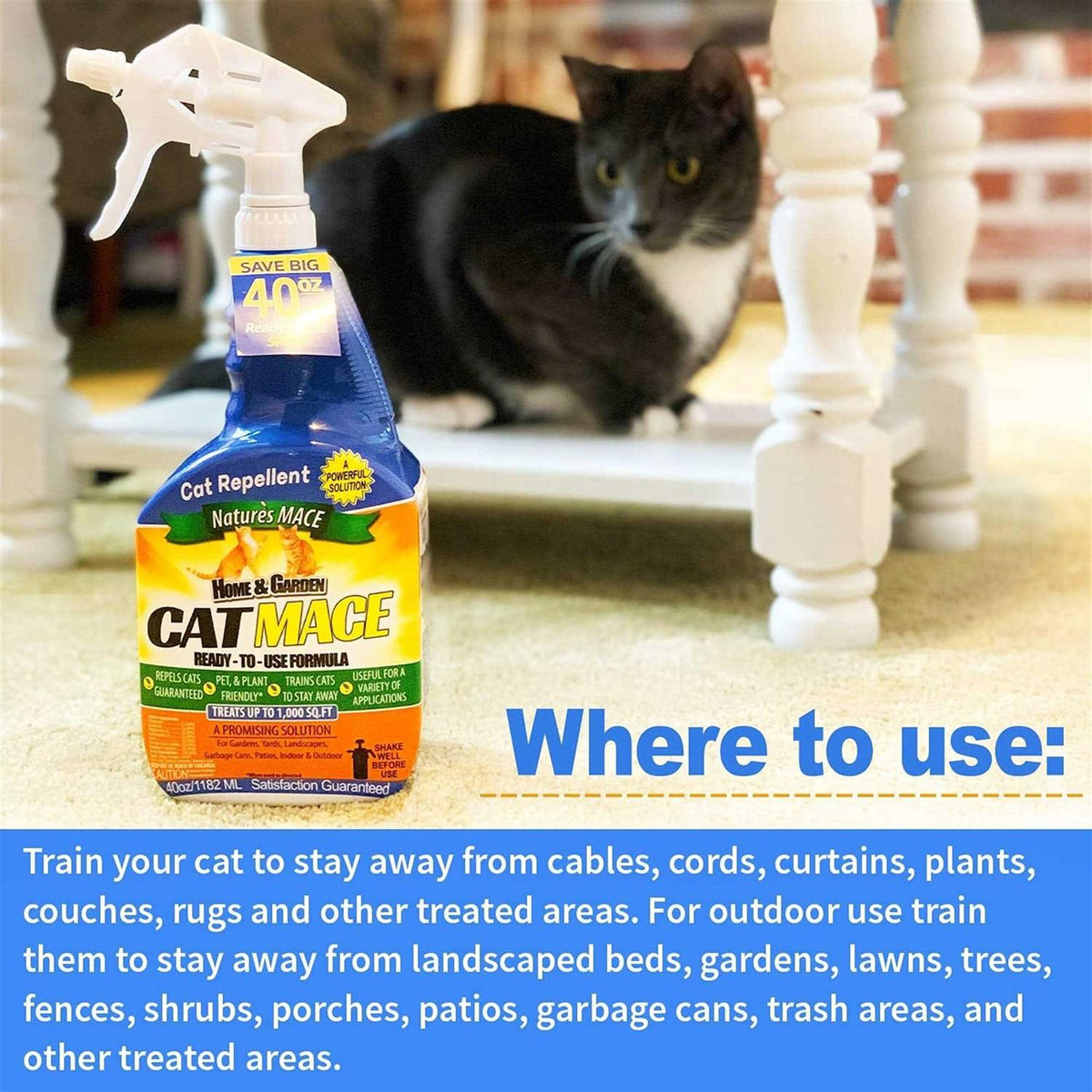 Cat Repellent Outdoor Spray K6552