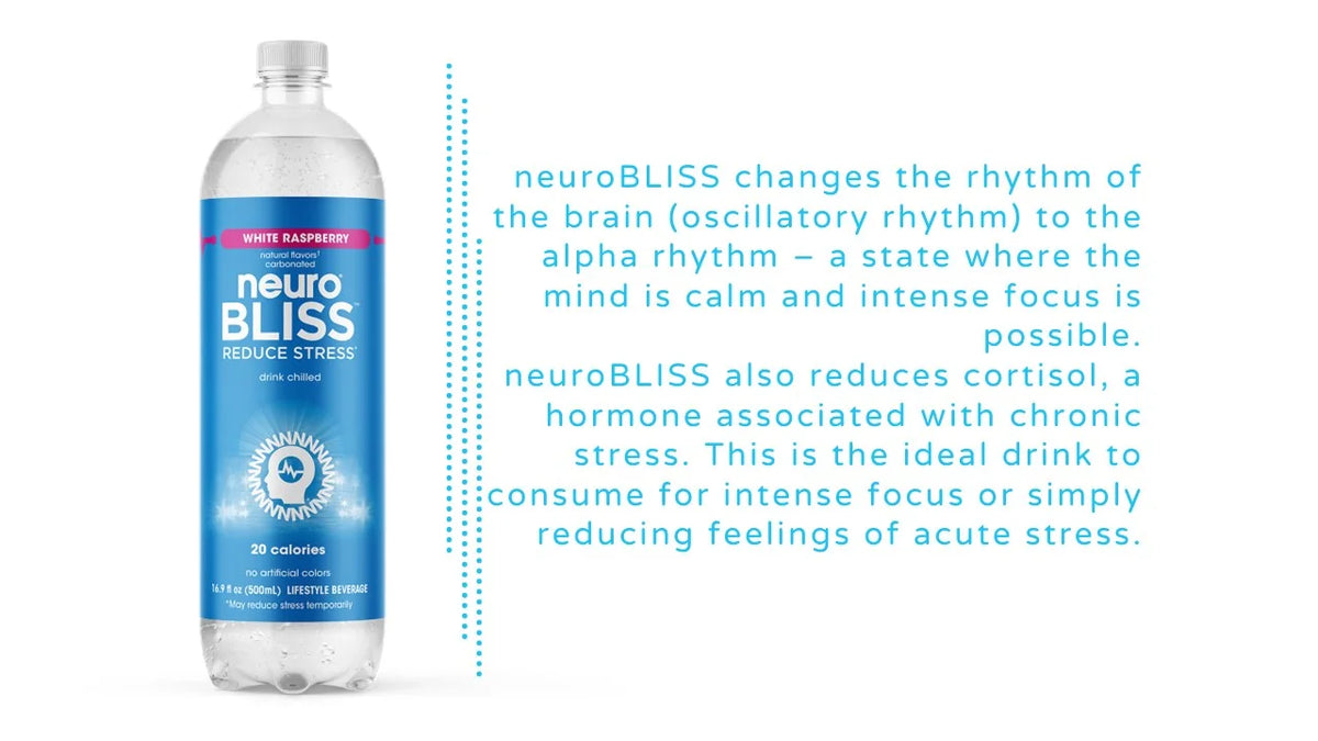 Raspberry Stress Reducing Beverage 16.9 Fl Oz (Pack of 12) M39631
