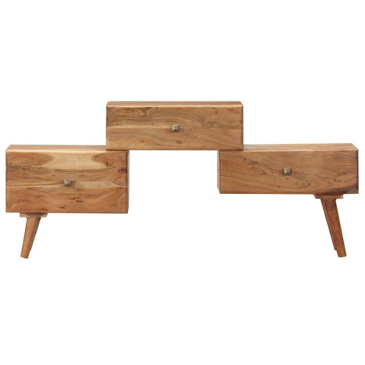Solid Acacia Wood TV Cabinet U85572