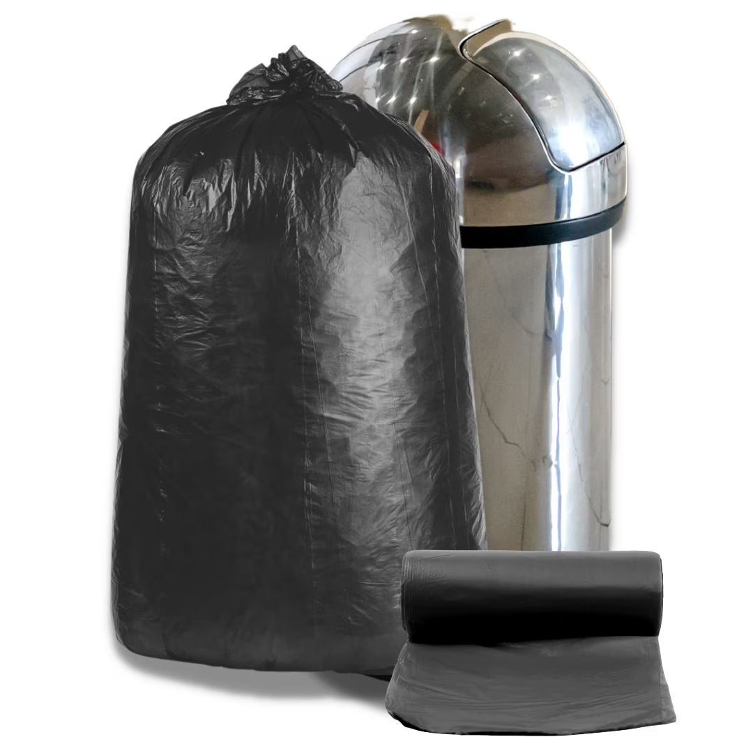 Black High Density Trash Bags, Case of 100 X3768