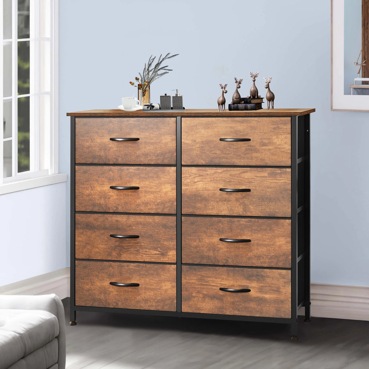 10 Drawer Fabric Storage Dresser S69938