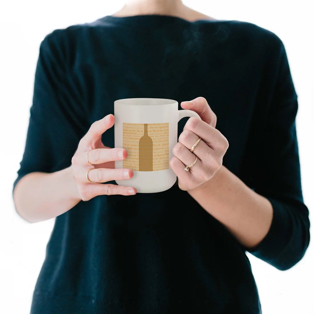 White Ceramic 15oz Mug J832484