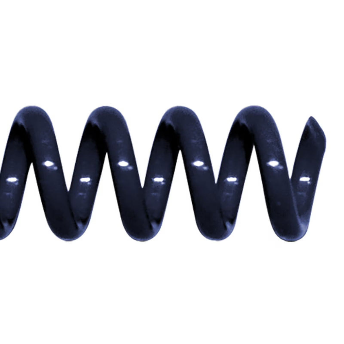 Navy Plastic Spiral Binding Coils 14mm x 12in 100/Bx P518936