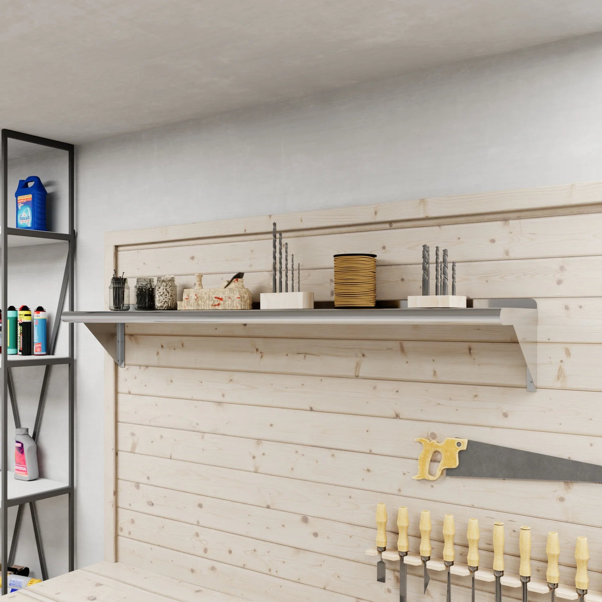Stainless Steel Wall Shelf H744