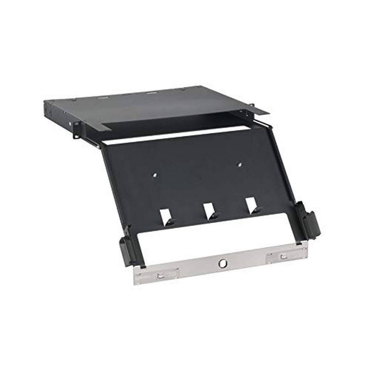 Black 1U Rack Mount Fiber Patch Panel Housing O70743